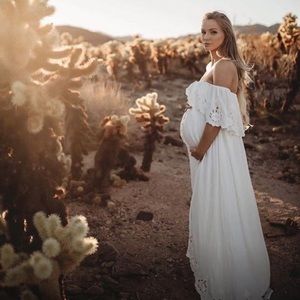 White Maternity Dress